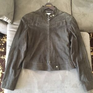 ME by Milestone Brown Leather Jacket - Size: 8 NWT